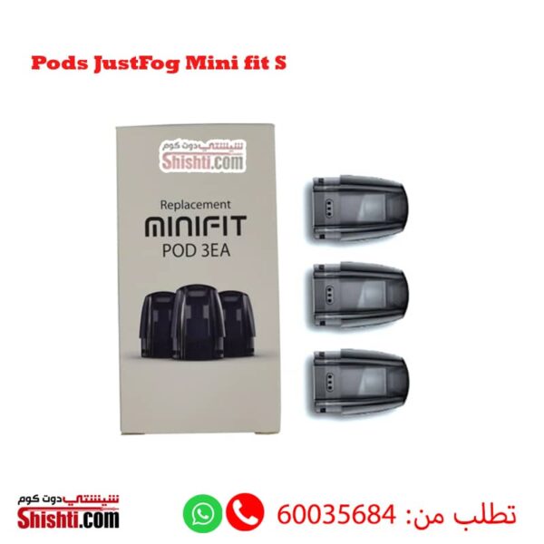 pods minfit s justfog pack of 3 pods