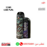 Shishti Aloe Blackcurrant 12MG 4500 Puffs