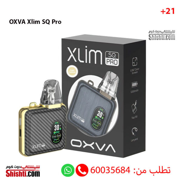 [:en]OXVA Xlim SQ Pro Gold Carbon Color[:]