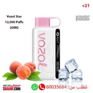 Vozol Star Peach Mint 12000 Puffs 20MG