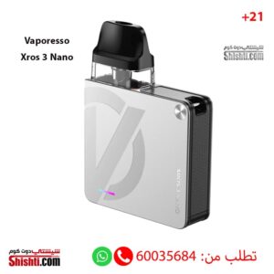 ⁦Vaporesso Xros 3 Nano Silver⁩ - الصورة ⁦1⁩