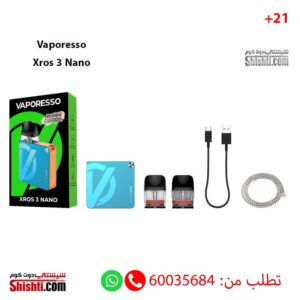 ⁦Vaporesso Xros 3 Nano Blue⁩ - الصورة ⁦3⁩