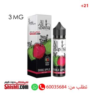 ALBASHA DOUBLE APPLE SHISHA PUFF 3MG