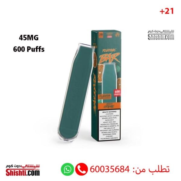 Revoltage Bar Green Orange 45mg 600 Puffs